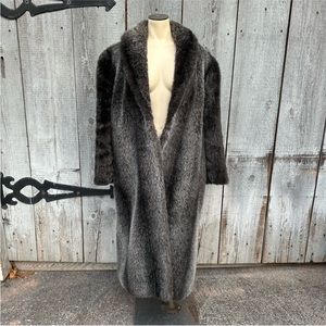 Vintage 1970s Faux Fur Coat